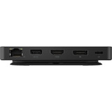 Lenovo USB-C 3.2 Gen 2 Reisedock für zwei Displays, Adapter schwarz, HDMI, DisplayPort, USB-A, USB-C, LAN