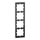 Merten Rahmen vierfach grau, Retail