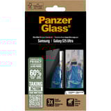 PanzerGlass Privacy Displayschutz Ultra-Wide Fit, Schutzfolie transparent, Samsung Galaxy S25 Ultra