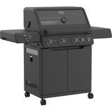 RÖSLE Gasgrill ALLFLAME Hero 4 schwarz, 800° Primezone, Backburner, Vario+ Grillrostsystem