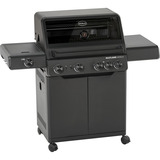 RÖSLE Gasgrill ALLFLAME Hero 4 schwarz, 800° Primezone, Backburner, Vario+ Grillrostsystem