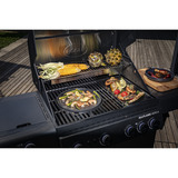 RÖSLE Gasgrill ALLFLAME Hero 4 schwarz, 800° Primezone, Backburner, Vario+ Grillrostsystem