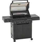 RÖSLE Gasgrill ALLFLAME Hero 4 schwarz, 800° Primezone, Backburner, Vario+ Grillrostsystem
