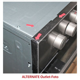 SHARP K-62D19IM0-EU, Herdset edelstahl/schwarz