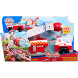 Spin Master Paw Patrol Fire Rescue - Marshalls Deluxe Feuerwehr-Truck, Spielfahrzeug 