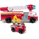 Spin Master Paw Patrol Fire Rescue - Marshalls Deluxe Feuerwehr-Truck, Spielfahrzeug 