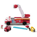 Spin Master Paw Patrol Fire Rescue - Marshalls Deluxe Feuerwehr-Truck, Spielfahrzeug 