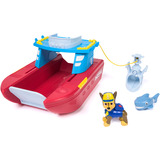 Spin Master Paw Patrol - Sea Patroller Rettungsboot, Spielfahrzeug mit Chase-Figur und Hai