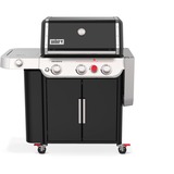 Weber Gasgrill Genesis E-335 schwarz/edelstahl, mit CRAFTED Basis-Rahmen und Sear Zone