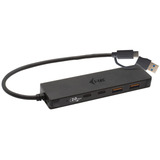 i-tec USB-C Metal HUB 2x USB 3.0 + 2x USB-C, USB-Hub schwarz