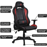 Arozzi Torretta SoftPU, Gaming-Stuhl schwarz/rot, Black - Red