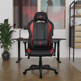 Arozzi Torretta SoftPU, Gaming-Stuhl schwarz/rot, Black - Red