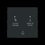 Busch-Jaeger Busch-J. Klingeltaster DND/MUR Flureinheit 24 2029/12 UC-45M schwarz, Retail