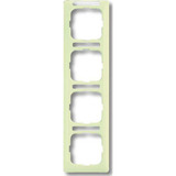 Busch-Jaeger Rahmen vierfach 1724 NSKA-212 weiß, Retail