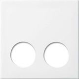 Busch-Jaeger Zentralscheibe 2548-020 D-914, Zentralplatte weiß, Retail