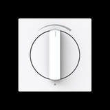 Busch-Jaeger Zentralscheibe Lautstärkepegel 1740 Drehknopf 03-44G, Abdeckung weiß, Retail