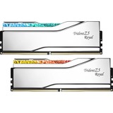 G.Skill DIMM 32 GB DDR5-6000, Arbeitsspeicher silber, F5-6000J2836G16GX2-TR5S, Trident Z5 Royal RGB Silver, INTEL XMP