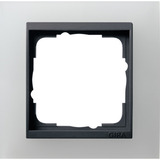 Gira Abdeckrahmen 1-fach opak, Abdeckung weiß, Retail