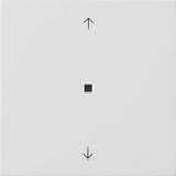 Gira Funk Bedienaufsatz glänzend, Bedienteil weiß, Retail