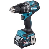 Makita Akku-Schlagbohrschrauber HP002GA202 XGT, 40Volt blau/schwarz, 2x Li-Ion XGT Akku 2,0Ah, MAKPAC