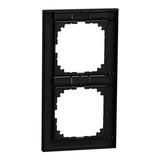 Merten Rahmen zwei fach schwarz (matt), Retail