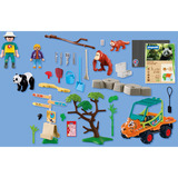 PLAYMOBIL 72072 Animals & Friends Zoo: Tierpflegermobil, Konstruktionsspielzeug 