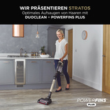 Shark Stratos Akkustaubsauger IZ400EUT, Stielstaubsauger schwarz/silber