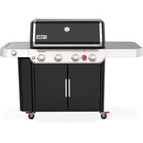 Weber Gasgrill Genesis E-435 schwarz/edelstahl, mit CRAFTED Basis-Rahmen und Sear Zone