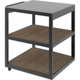 Witt Pizzatrolley Nebenmodul 48651045, Tisch schwarz/silber, Pizzaofen Tisch