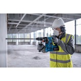 Bosch Akku-Bohrhammer GBH 18V-28 CF Professional, mit GDE 18V-16 blau/schwarz, 2x Akku ProCORE18V 8,0Ah, Bluetooth, in L-BOXX