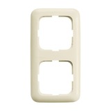 Busch-Jaeger Rahmen zwei-fach, glänzend, Kunststoff, Unterputzmontage, Schutzart IP20, 81 x 152 x 11 mm weiß (glänzend), Retail