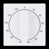 Busch-Jaeger Zentralscheibe stud-ws/mt, Rahmen weiß, Retail