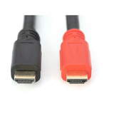 Digitus HDMI High Speed Anschlusskabel mit Ethernet und Signalverstärker schwarz, 15 Meter, aktiv