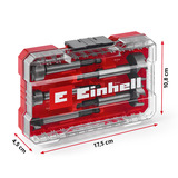 EINHELL Forstnerbohrer-Satz, 5-teilig rot/transparent, 1/4", in M-CASE 