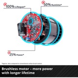 EINHELL Professional Akku-Bohrschrauber TE-CD 18/50 Li BL, 18Volt rot/schwarz, 2x Li-Ionen Akku 2,0Ah