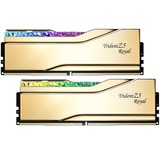 G.Skill DIMM 48 GB DDR5-6000 (2x 24 GB) Dual-Kit, Arbeitsspeicher gold, F5-6000J2836F24GX2-TR5NG, Trident Z5 Royal Neo, AMD EXPO