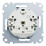 Merten Steckdose Schutzkontakt mit erhöhtem Berührungsschutz, Unterputzmontage, 16 Ampere, 250 Volt schwarz (matt), Retail