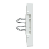 Merten Zentralplatte für RJ12-Telefonsteckdosen-Einsätze weiß, Retail