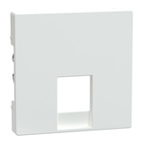 Merten Zentralplatte für RJ12-Telefonsteckdosen-Einsätze weiß, Retail