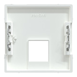 Merten Zentralplatte für RJ12-Telefonsteckdosen-Einsätze weiß, Retail