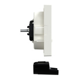 Merten Zentralplatte mit erhöhtem Berührungsschutz für Steckdose mit Kontrolllicht weiß, Retail