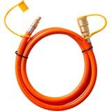 Otto Wilde Grillers Gasschlauch Quick-Connect Modulverbindung, 150cm orange