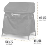 Petromax Abdeckhaube Gastisch ge45 & Feuertopf Tisch fe45, Abdeckung schwarz