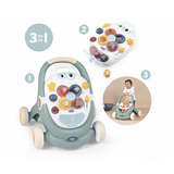 Smoby Little Smoby 3-in-1 Lauflernwagen, Geschicklichkeitsspiel 