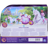 Spin Master Unicorn Academy - Glacier's Gemstone-Abenteuer mit Layla, Spielfigur mit 13 Zubehörteilen