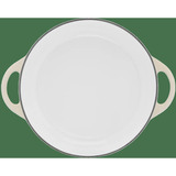 Tefal Servierpfanne LOV Gusseisen Ø 28cm beige, mit Deckel, 3,8 Liter