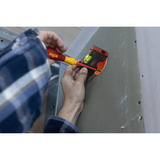 Wiha Mini-Wasserwaage Pocket 8 cm  grau/rot, mit Magnet 