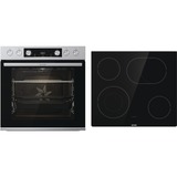 gorenje Heißluft Inox Set, Herdset edelstahl