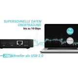 i-tec USB-C Dual HDMI Docking Station, Dockingstation schwarz, Power Delivery 100 W, HDMI