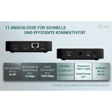 i-tec USB-C Dual HDMI Docking Station, Dockingstation schwarz, Power Delivery 100 W, HDMI